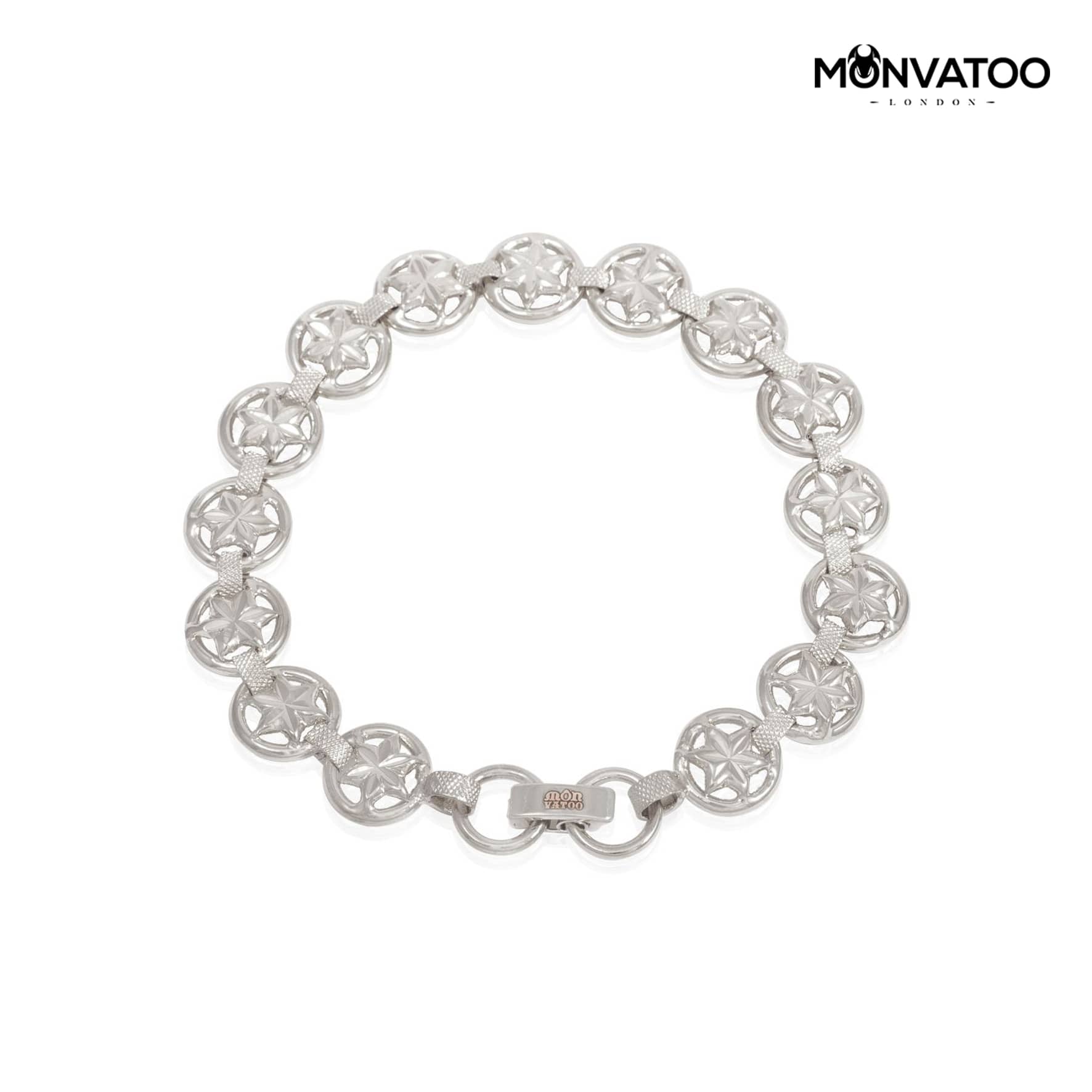 Rhodium Constellar Bracelet by MONVATOO London - Stardust Constellation Bracelet